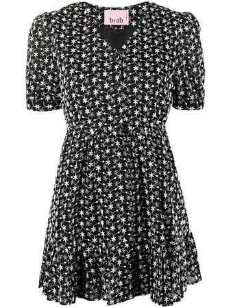 b+ab Floral short-sleeve Mini Dress - Farfetch