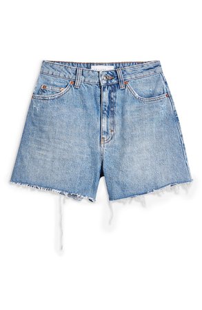 Topshop High Waist Cutoff Denim Shorts | Nordstrom