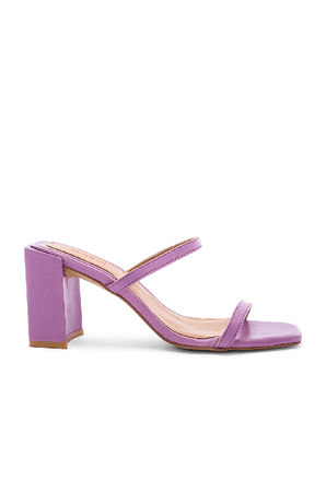 lilac strappy sandal