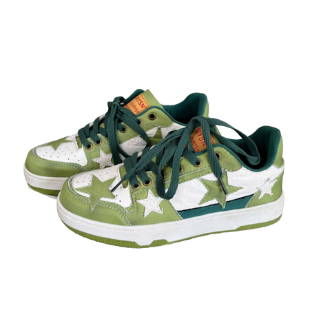 green sneaker