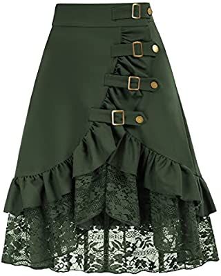 Forthery-Women Gothic Steampunk Jacket Long Victorian Waistcoat Jacket Top(Black,M) at Amazon Women's Coats Shop