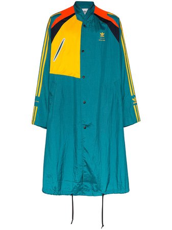 Adidas X Bed J.w.ford Panelled Trench Coat FS3758 Green | Farfetch