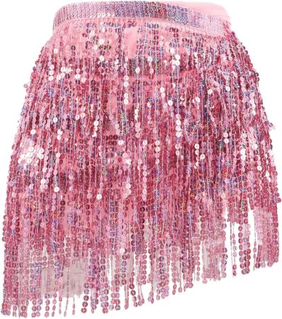 BIUDECO Belly Dance Fringe Skirt Sequin Scarf for Women Women Skirt Black Scarf for Women Party Costume Latin Dance Skirt Multilayer Belly Dance Belt Exquisite Belly Dance Skirt Charming : Amazon.com.au: Clothing, Shoes & Accessories