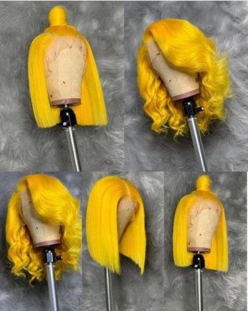 yellow hair