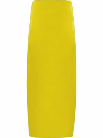 Prada Rear Slit high-waisted Skirt - Farfetch