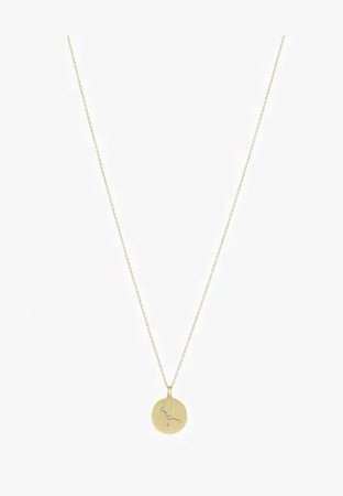Pilgrim LEO - Necklace - gold-coloured/crystal - Zalando.co.uk