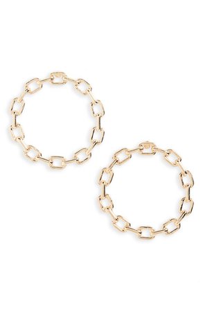 BP Circle Chain Earrings
