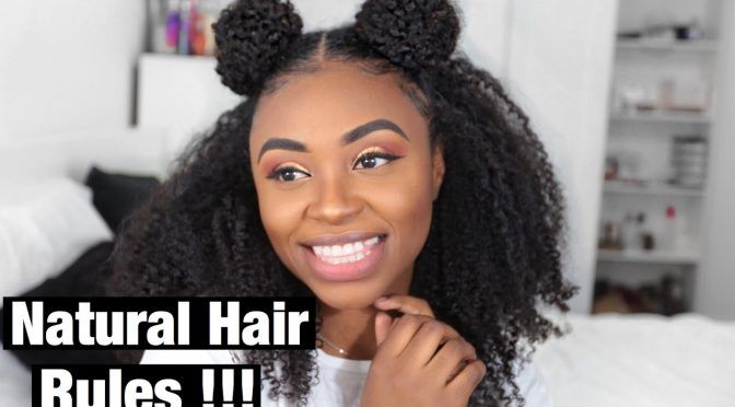 How to Do A Half up Space Buns on Natural Hair with Clip-ins | BetterLength Hair