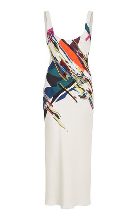 Cushnie- Devona Expressionist Embellished Dress