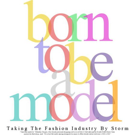 born to be a model text