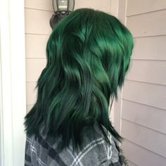 Dark green hair