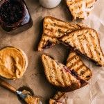 Grilled Peanut Butter and Jelly Sandwich with Brie | Healthy Nibbles