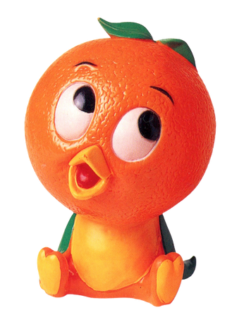 70′s Florida Orange Bird Figurine
