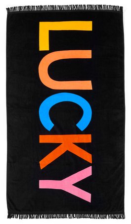 LUCKY BEACH TOWEL – Castle and Things