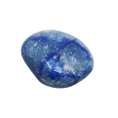 tumbled crystal blue quartz