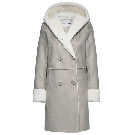 SEMIR Womens Long Sherpa Lined Suede Coat with Hood Women's Hooded Coat Double Breasted Coat Women Fashion Stylish Coat Winter-in Trench from Women's Clothing on Aliexpress.com | Alibaba Group