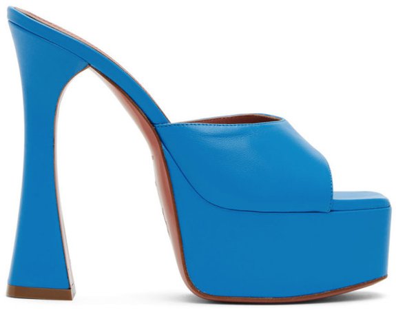 Blue Dalida Heeled Sandals