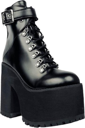 *clipped by @luci-her* YRU - Havoc Black Platform Boots - Buy Online Australia – Beserk