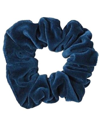 navy blue scrunchie