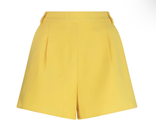 yellow shorts