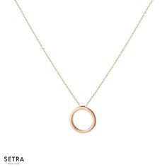 circle ring necklace