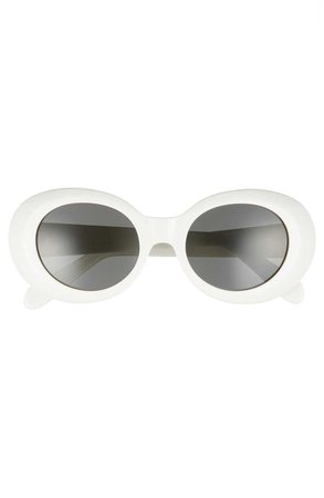 Acne Studios | Mustang 48mm Sunglasses in White