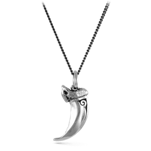 Wolf Claw Antique Silver Necklace by Lost Apostle | Gothic