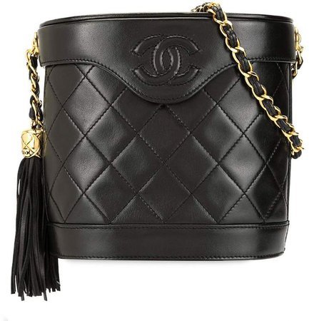 Chanel Pre-Owned 1990 tassel detail chain shoulder bag | ShopLook