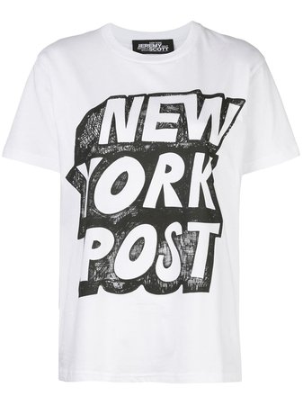 Jeremy Scott New York Post T-shirt - Farfetch