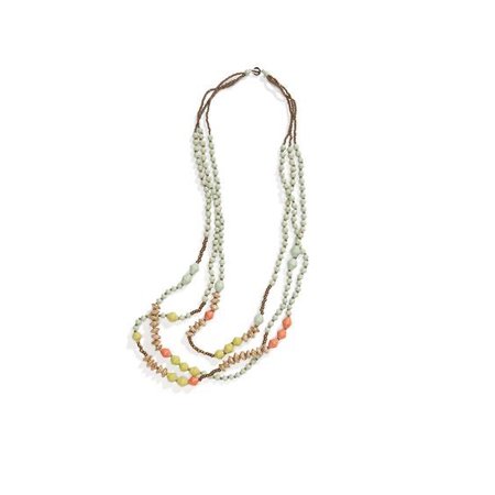 beaded layer necklace