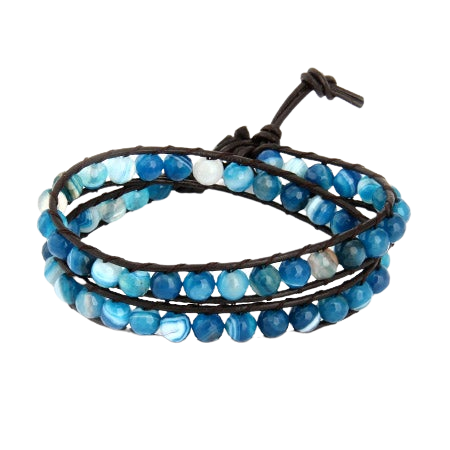 blue agate bracelet