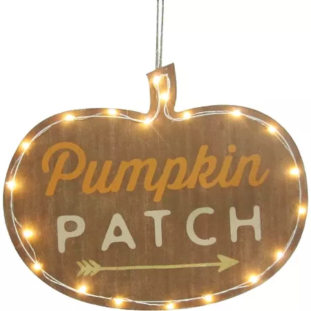 Halloween Pumpkin Patch Lit Hanging Sign - Hyde and Eek! Boutique : Target