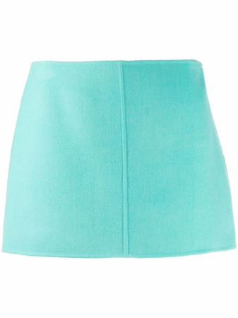 Aquamarine mini skirt