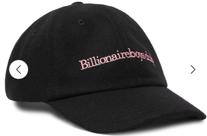 Black & Pink Billionaires Boys Club Hat