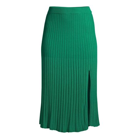 Scoop Women's Pleated Midi Skirt - Walmart.com