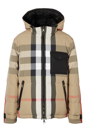 Burberry Rutland Reversible Hooded Puffer Jacket | Nordstrom