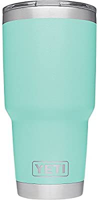 Amazon.com: YETI Rambler 30 oz Stainless Steel Vacuum Insulated Tumbler with Lid, Seafoam: Sports & Outdoors
