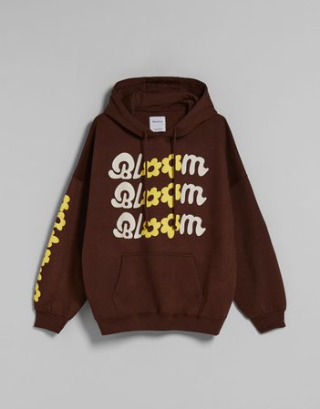 Printed hoodie - Sweatshirts and hoodies - Woman | Bershka