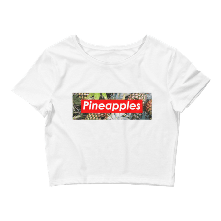 Pineapple Graphic Crop Top