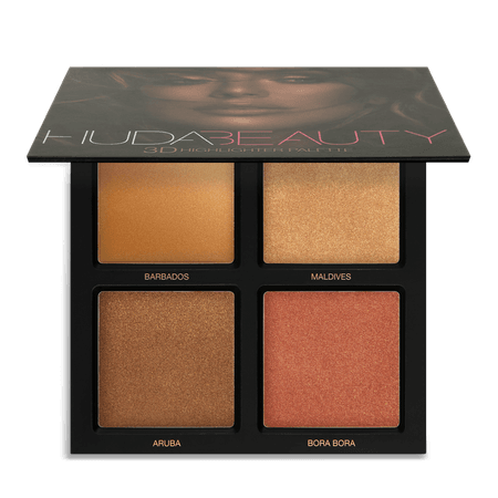3D Highlighter Palette - Bronze Sands | Shop | HUDA BEAUTY