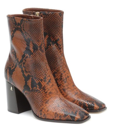 JIMMY CHOO Bryelle 85 leather ankle boots