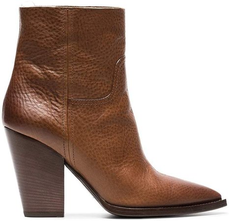 brown Theo 95 leather cowboy boots