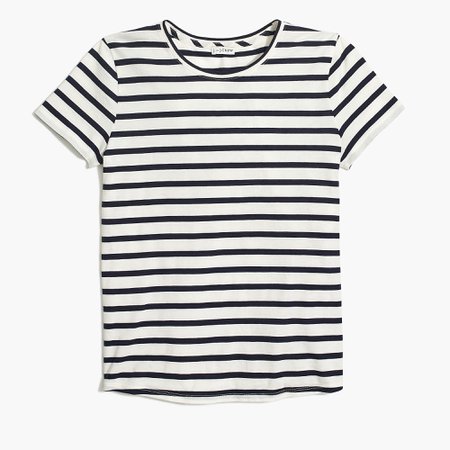 Striped tie-back T-shirt : FactoryWomen Short Sleeve | Factory