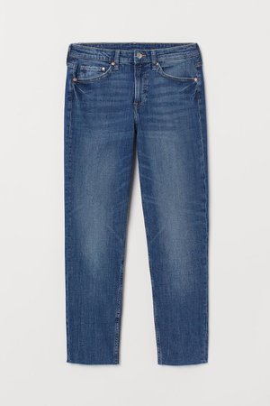 Jeans Girlfriend Regular Ankle - Azul - Ladies | H&M US
