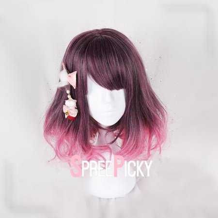 Purple Pink Gradient Lolita Wig - SpreePicky