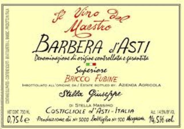 Italian Wine Label