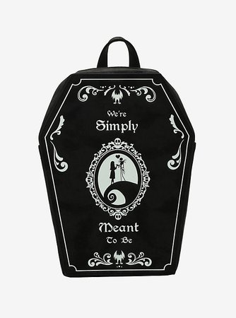The Nightmare Before Christmas Simply Meant To Be Coffin Mini Backpack