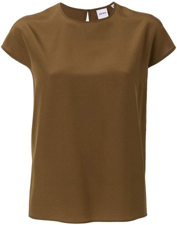cap-sleeve blouse