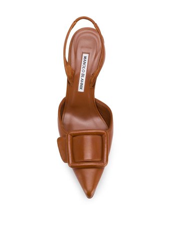 Manolo Blahnik buckle-detail Sandals - Farfetch