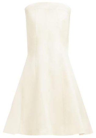 Marina Moscone - Panelled Longline Wool Blend Bustier Top - Womens - Ivory